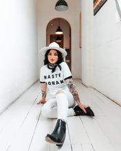 Load image into Gallery viewer, Nasty Woman Unisex Ringer Tee