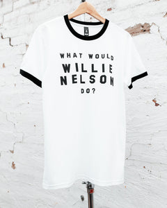 What Would Willie Nelson Do Ringer Tee