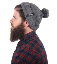 Load image into Gallery viewer, ON SALE Grey Pom Pom Beanie